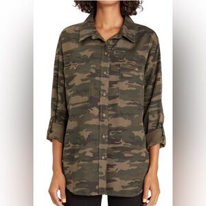NWT Sanctuary Tencel Boyfriend Button Down, Size S
